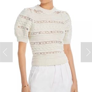 Sea New York Dentelle Knit Pullover, size Small. NWOT.